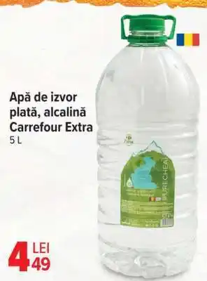 Apă de izvor plată alcalină Carrefour Extra
