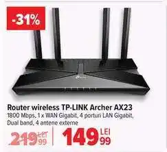 Carrefour Router wireless TP-LINK Archer AX23 Ofertă