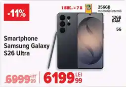 Carrefour Smartphone Samsung Galaxy S26 Ultra Ofertă