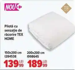 Carrefour Pilotă cu senzație de răcorire TEX HOME Ofertă