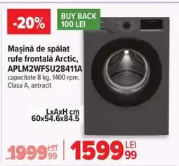 Carrefour Mașină de spălat rufe frontală Arctic APLM2WFSU28411A Ofertă