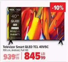 Carrefour Televizor Smart QLED TCL 40V5C Ofertă