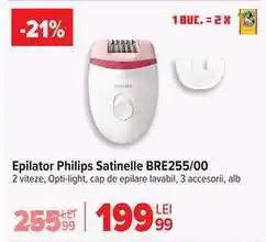 Carrefour Epilator Philips Satinelle BRE255/00 Ofertă