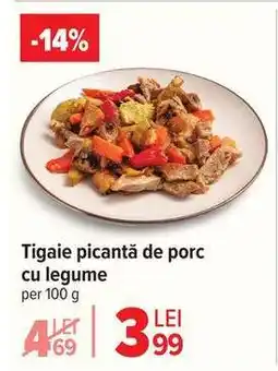 Carrefour Tigaie picantă de porc cu legume Ofertă