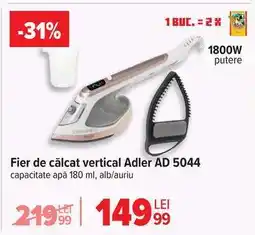 Carrefour Fier de calcat vertical Adler AD 5044 Ofertă