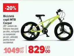 Carrefour Bicicletă copii MTB Carpat Ofertă
