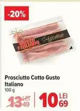 Carrefour Prosciutto Cotto Gusto Italiano Ofertă