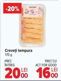 Carrefour Creveți tempura Ofertă