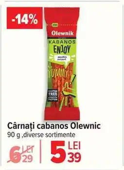 Carrefour Cârnați cabanos Olewnic Ofertă