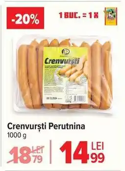 Carrefour Crenvurști Perutnina Ofertă