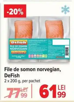 Carrefour File de somon norvegian DeFish Ofertă