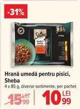 Carrefour Hrană umedă pentru pisici Sheba Ofertă