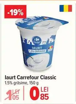 Carrefour Iaurt Carrefour Classic Ofertă
