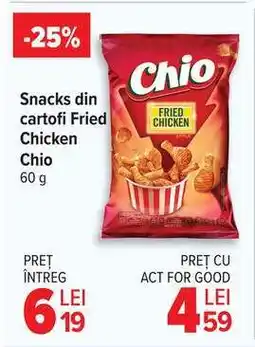 Carrefour Chio Fried Chicken Style Snacks Ofertă