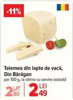 Carrefour Telemea din lapte de vacă din Bărăgan Ofertă