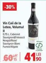 Carrefour Vin Caii de la Letea Volumul II Ofertă