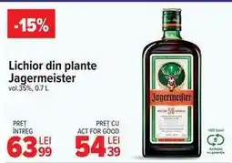 Carrefour Lichior din plante Jagermeister Ofertă