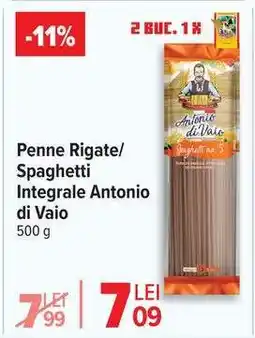 Carrefour Penne Rigate/Spaghetti Integrale Antonio di Vaio Ofertă