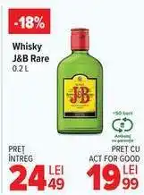 Carrefour Whisky J&B Rare 0.2 L Ofertă