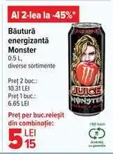 Carrefour Băutură energizantă Monster Ofertă