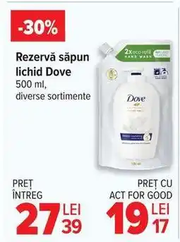 Carrefour Rezervă săpun lichid, Dove Ofertă