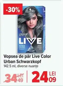 Carrefour Vopsea de păr Live Color Urban, Schwarzkopf Ofertă