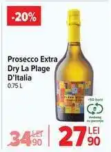 Carrefour Prosecco Extra Dry La Plage D'Italia Ofertă