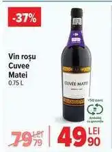 Carrefour Vin roșu Cuvee Matei 0.75 L Ofertă
