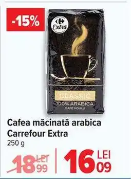 Carrefour Cafea măcinată arabica Carrefour Extra Ofertă