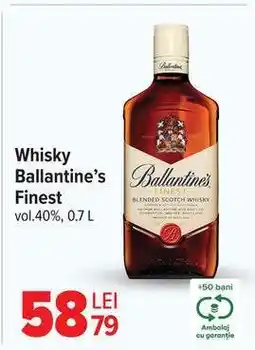Carrefour Whisky Ballantine’s Finest Ofertă
