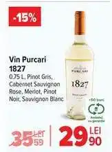 Carrefour Vin Purcari 1827 Ofertă