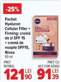 Carrefour Pachet Hyaluron Cellular Filler + Firming Ofertă