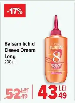 Carrefour Balsam lichid Elseve Dream Long Ofertă