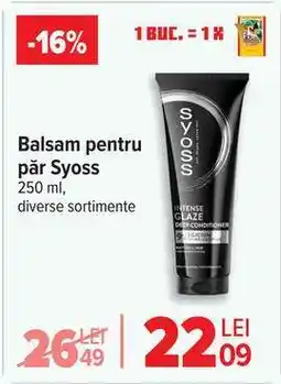 Carrefour Balsam pentru păr Syoss Ofertă
