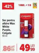 Ser pentru albire Max White Purple, Colgate 40 ml