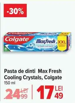 Carrefour Pastă de dinți, Max Fresh Cooling Crystals Colgate Ofertă