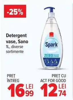 Carrefour Detergent vase SANO Ofertă
