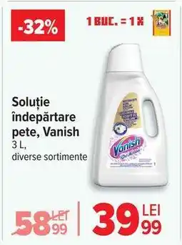 Carrefour Soluție îndepărtare pete Vanish Ofertă