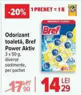 Carrefour Odorizant toaletă, Bref Power Aktiv Ofertă