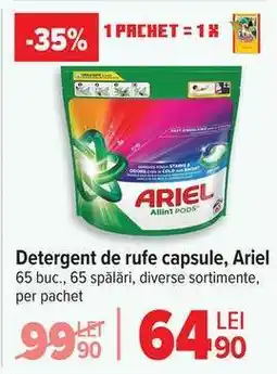 Carrefour Detergent de rufe capsule Ariel Ofertă