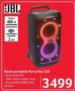 Selgros Boxă portabilă Party Box 520 Ofertă