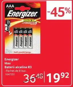 Selgros Energizer Max Ofertă