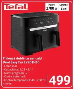 Selgros Friteuză dublă cu aer cald Dual Easy Fry EY901N10 Ofertă