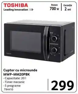 Selgros Cuptor cu microunde MWP-MM20PBK Ofertă
