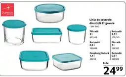 Selgros Linia de caserole din sticlă Frigovere Ofertă
