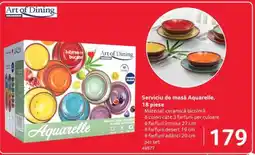 Selgros Serviciu de masă Aquarelle, 18 piese Ofertă