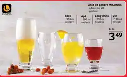 Selgros Linia de pahare MIKONOS Ofertă