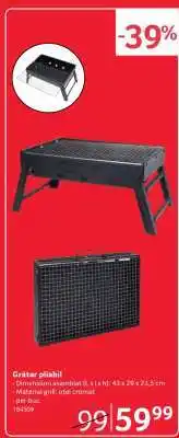 Selgros Grătar pliabil Ofertă