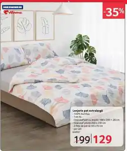 Selgros Lenjerie pat extralargă Ofertă