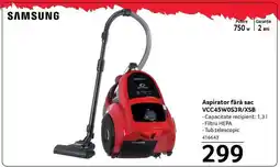 Selgros Aspirator fără sac VCC45W0S3R/XSB Ofertă